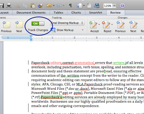 How To Turn On Track Changes In Word For Mac